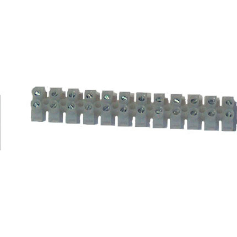 Kronmuffe 12 x 2,5 mm² - 12 samlemuffer på række