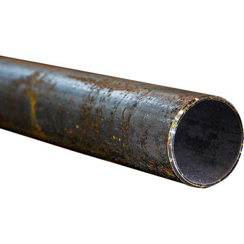 Sort stålrør 2 meter 3/8" EN10255