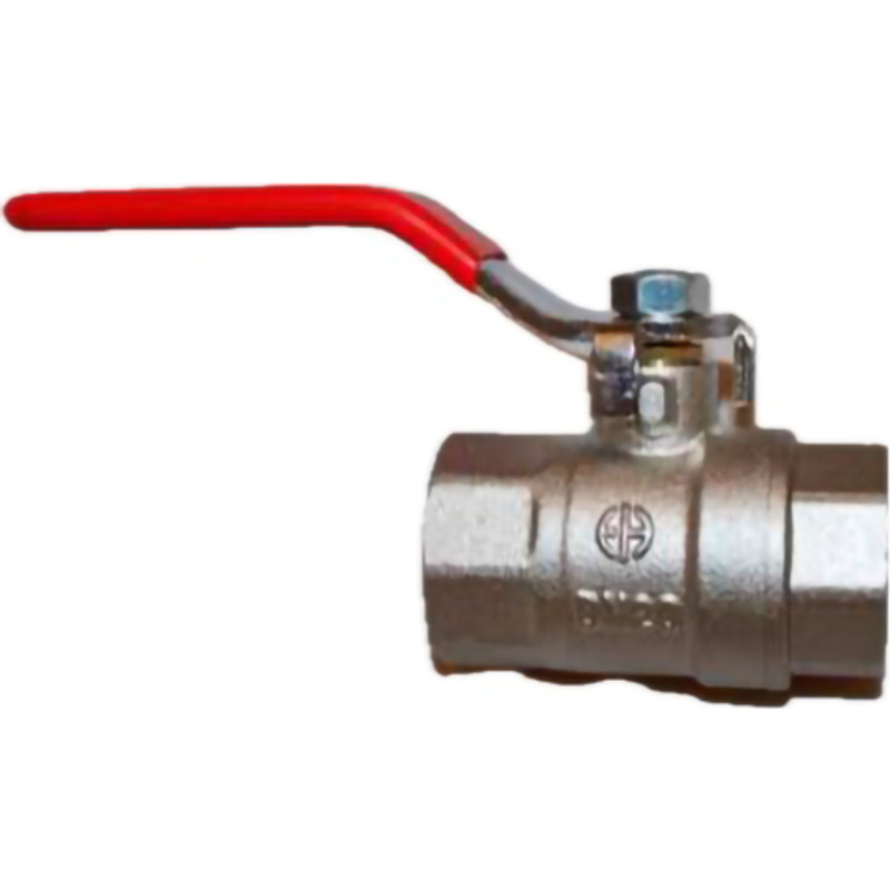 Kuglehane med L-greb muffe/muffe 1/4"