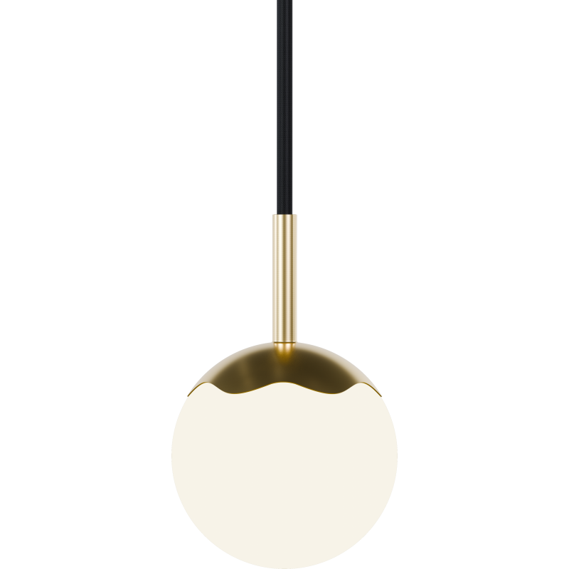 Rebello Decor Circle of life pendel, sort ledning, Ø11 cm