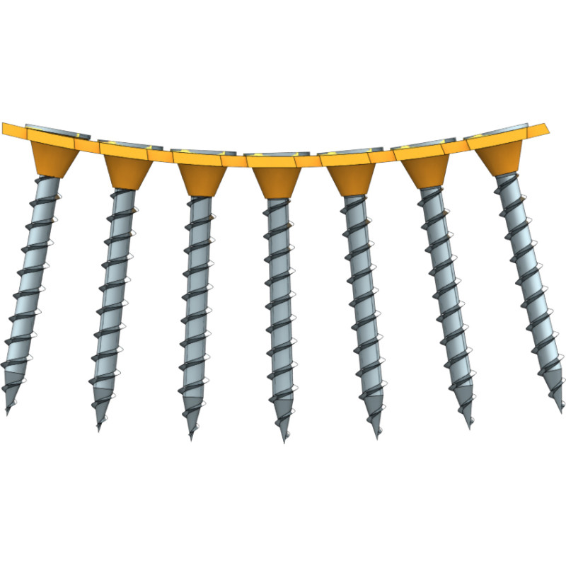 Gipsskruv W, bandade, 3,9 x 45 mm, 1000 st