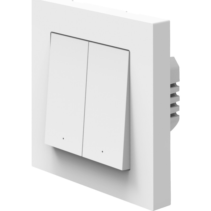Osram Smart+ Wifi Matter strömbrytare, 2-knapp, vit