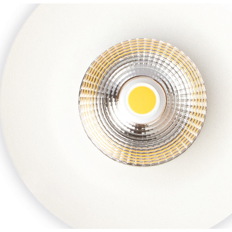 Scan Products Sabina lp fixed 230v dæmpbar flimmerfri 5,4w 3000k ra90 400lm ip44 mat hvid rund