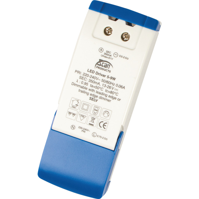 Scan Products LED Driver 350ma 5-9w dæmpbar med 6 udgange