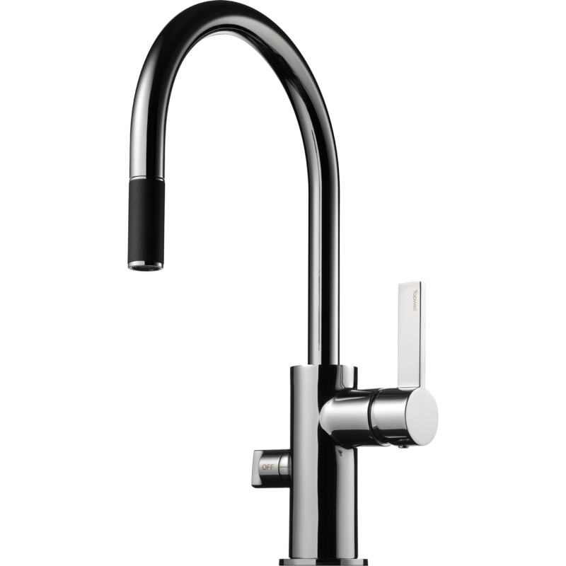 Tapwell ARM385 k&ouml;ksblandare, utdragbar pip, diskmaskinsavst&auml;ngning, krom