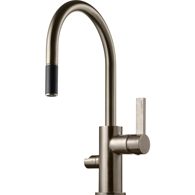 Tapwell ARM385 k&ouml;ksblandare, utdragbar pip, diskmaskinsavst&auml;ngning, nickel