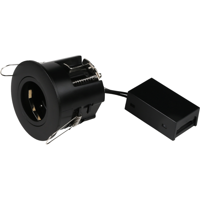 NVC Arden Pro indbygningsspot, GU10, sort
