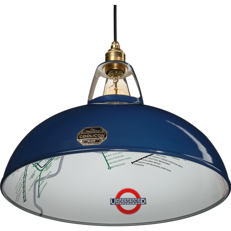 Coolicon Original 1933 Underground pendellampa, bl&aring;, &Oslash;40 cm
