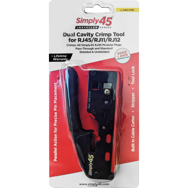 Simply45 crimp lommetang