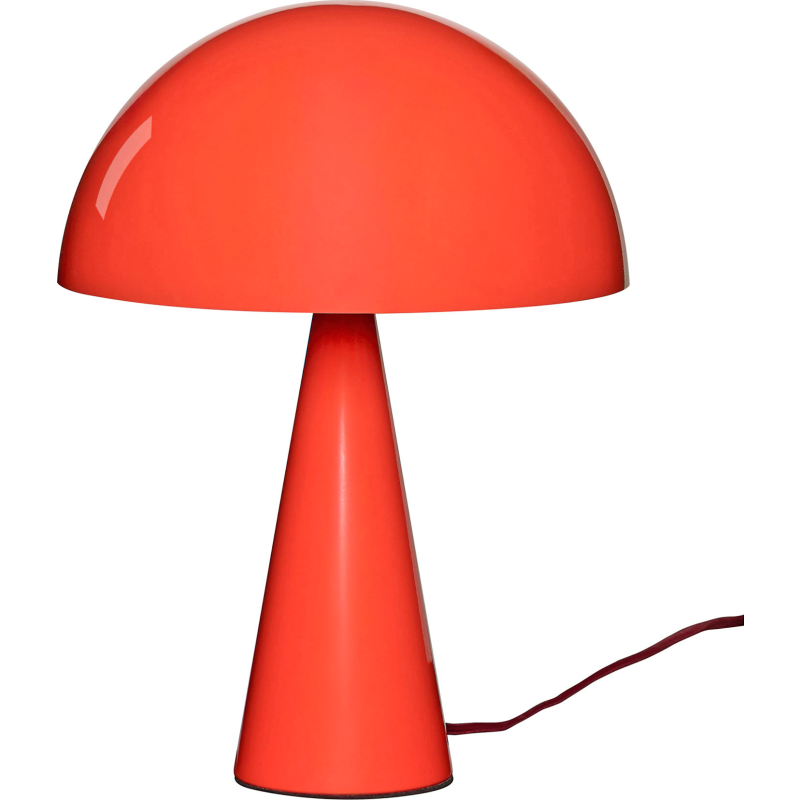 Mush Mini bordlampe, lyserød, metal, højde 25 cm - HÜBSCH - Stue - Moderne - Med én lyskilde