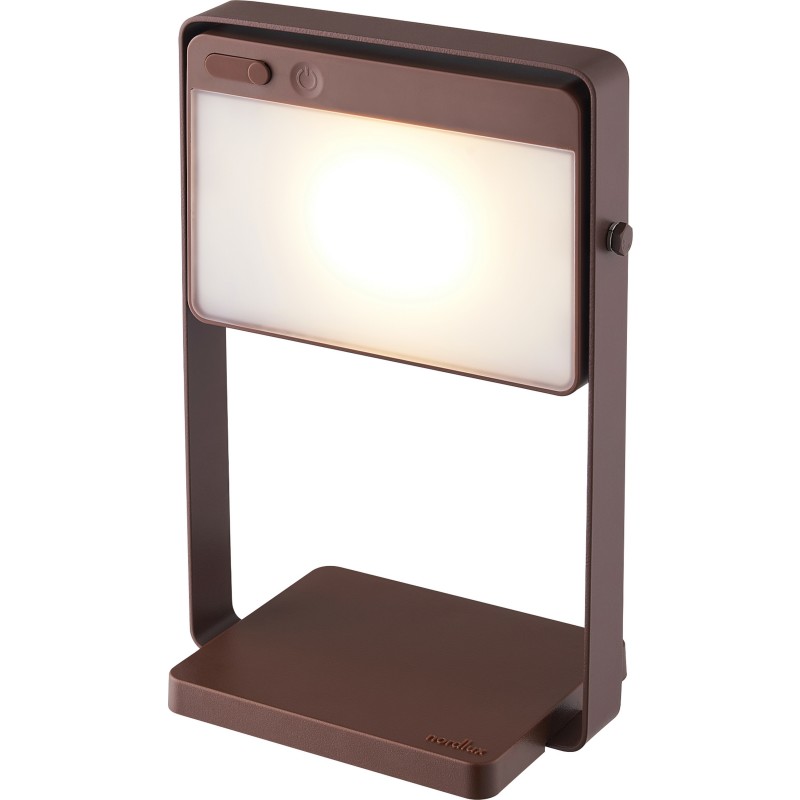 Nordlux Saulio Solar solcelle bordlampe, brun