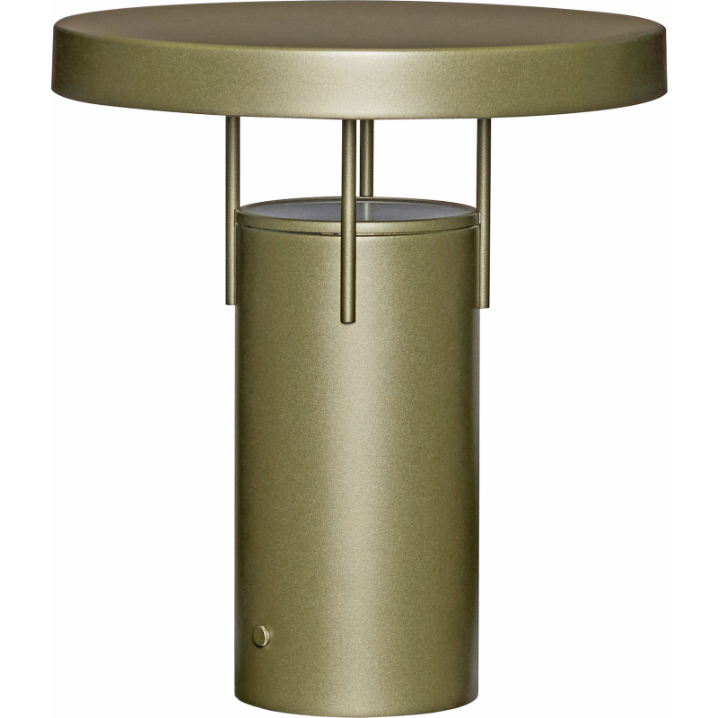 BringMe LED-batteridrevet bordlampe mørkegrøn metallic 28 cm - HÜBSCH - Terrasse - Moderne - Med én lyskilde