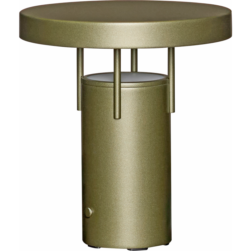 BringMe Mini LED-batteridrevet bordlampe, mørkegrøn, 20 cm - HÜBSCH - Terrasse - Moderne - Metal - Med én lyskilde