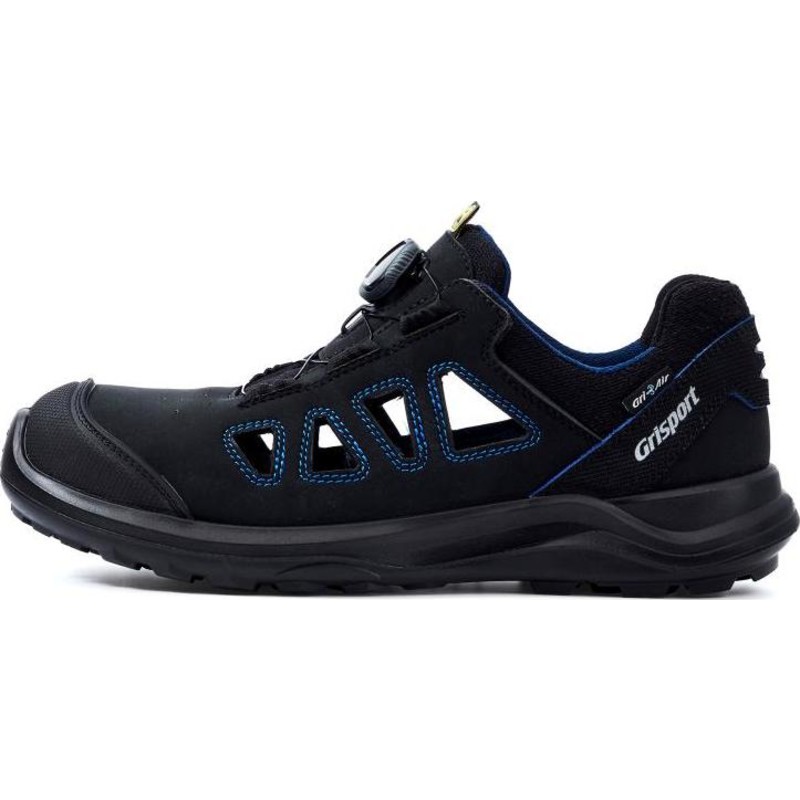 Grisport 70576 BOA skyddssandal, S1P, svart, st 37
