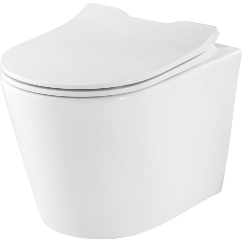 Pressalit Trend Projecta væghængt toilet, uden skyllekant, hvid