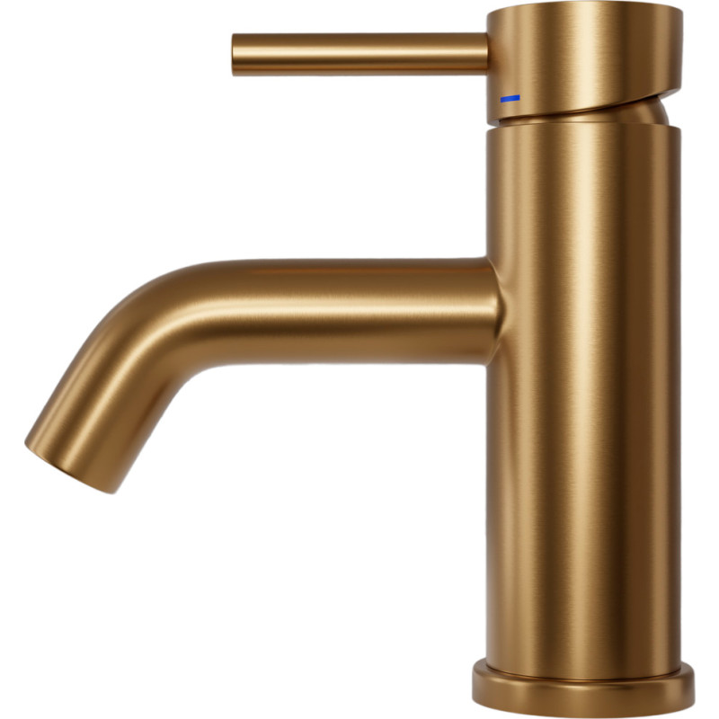 Scandtap Wave tvättställsblandare, borstad mässing