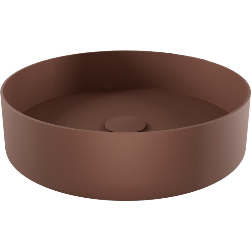 Scandtap Rare R håndvask, Ø37,5 cm, mat brun