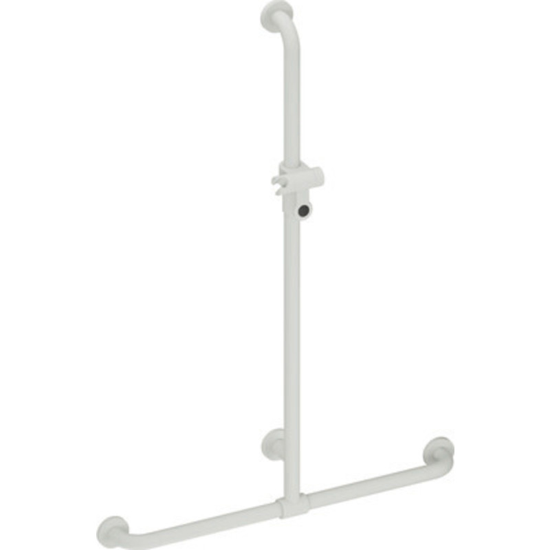 Hewi 801 T støttegreb/brusestang, 76,2x125 cm, mat lysegrå