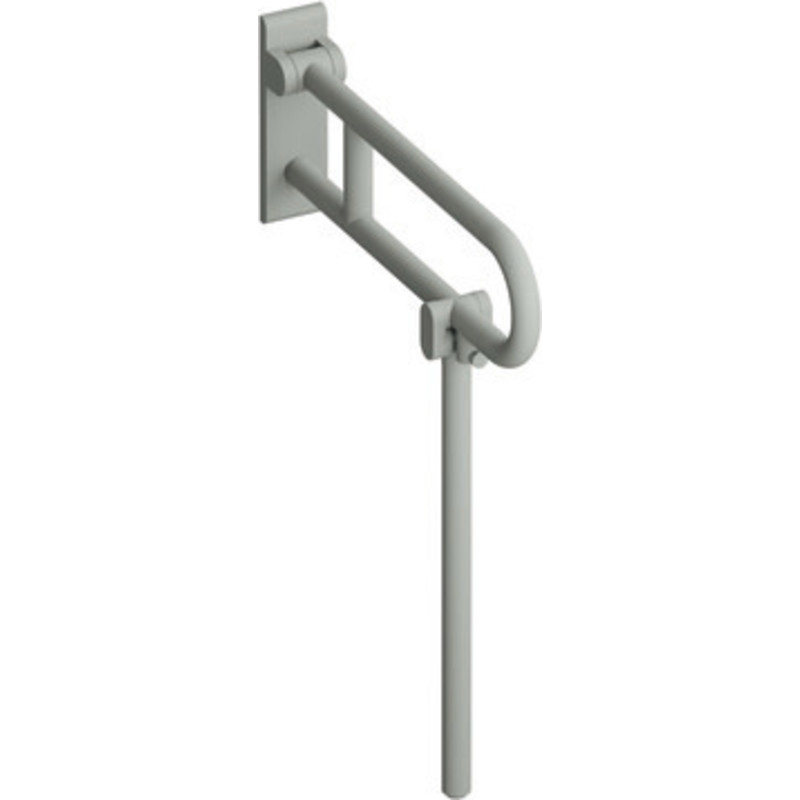 Hewi Serie 801 armstøtte, 70 cm, mat grå