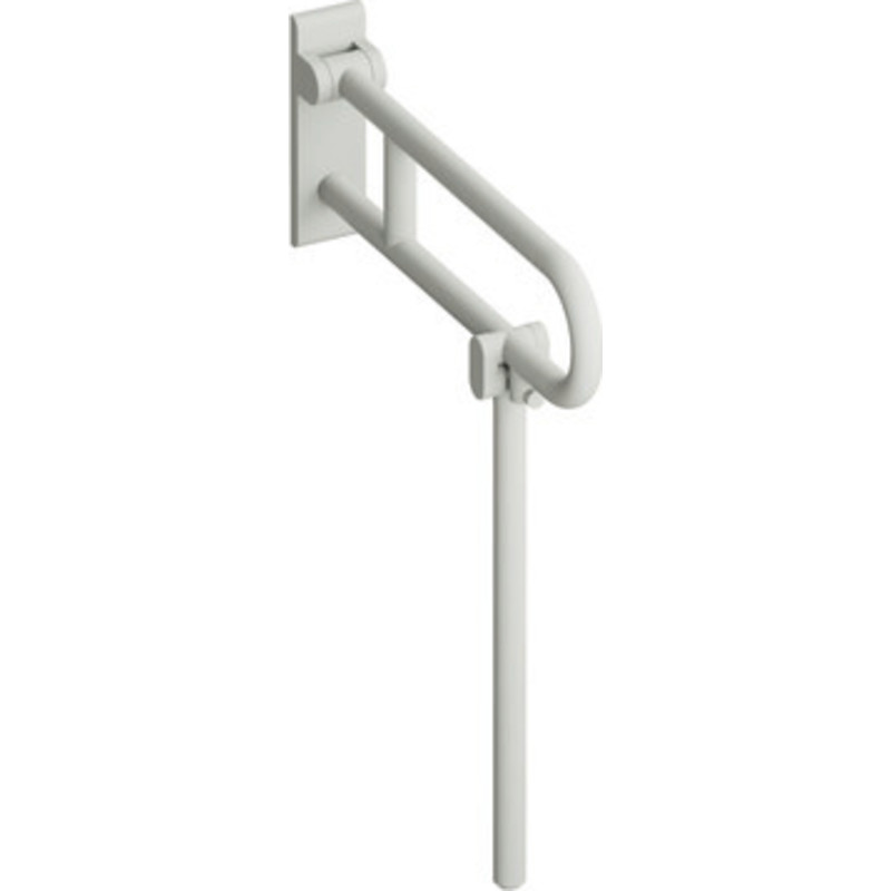 Hewi Serie 801 armstøtte, 85 cm, mat grå