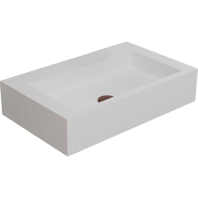 Scandtap Solid SW1 håndvask, 60x37 cm, mat hvid
