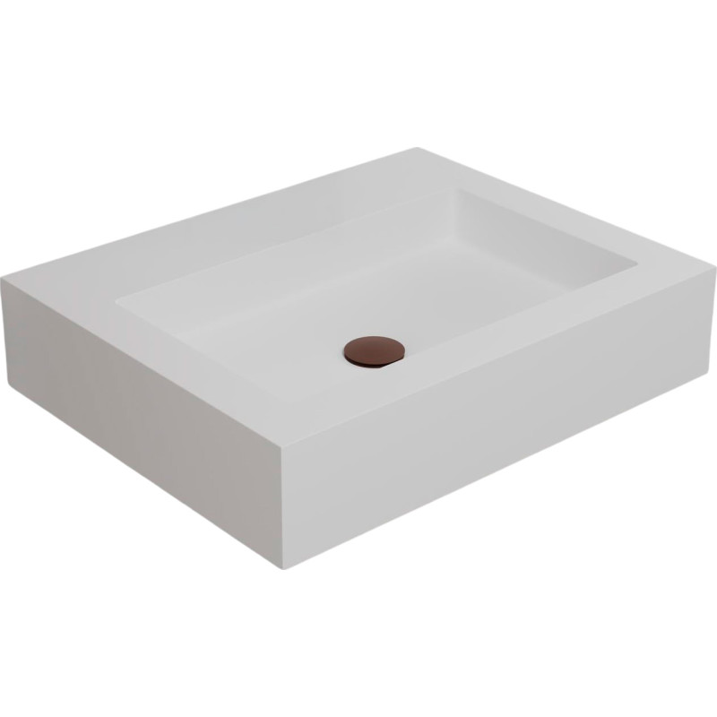 Scandtap Solid SW3 håndvask, 60x47,5 cm, mat hvid