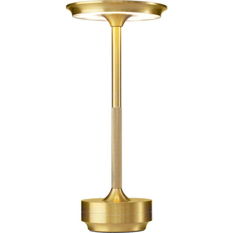 Nordic Light Skagen genopladelig bordlampe, guld