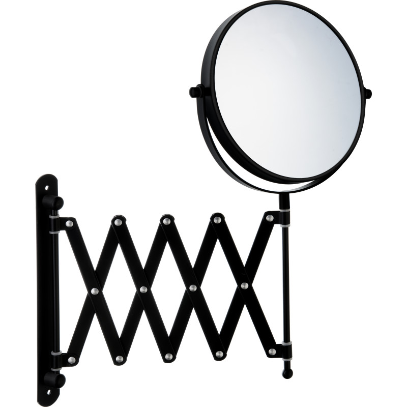 Beslagsboden Glow makeup spejl, sort
