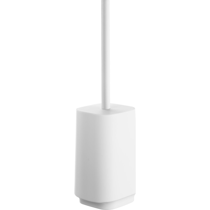 Beslagsboden Satin Square toiletbørste, hvid