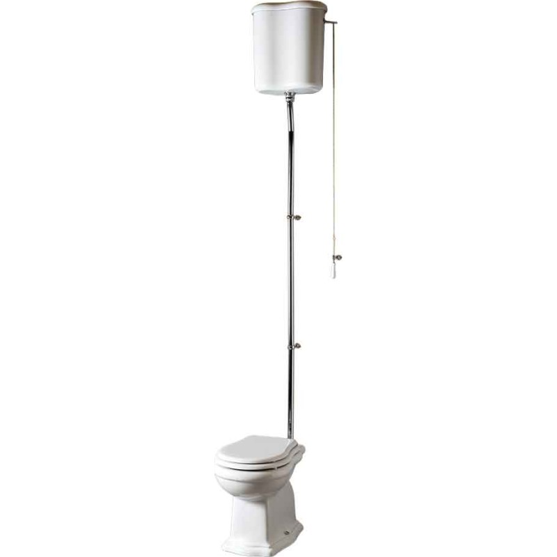 Lavabo Contea Retro High toilet, hvid