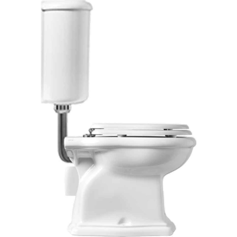 Lavabo Contea Retro Low toilet, hvid