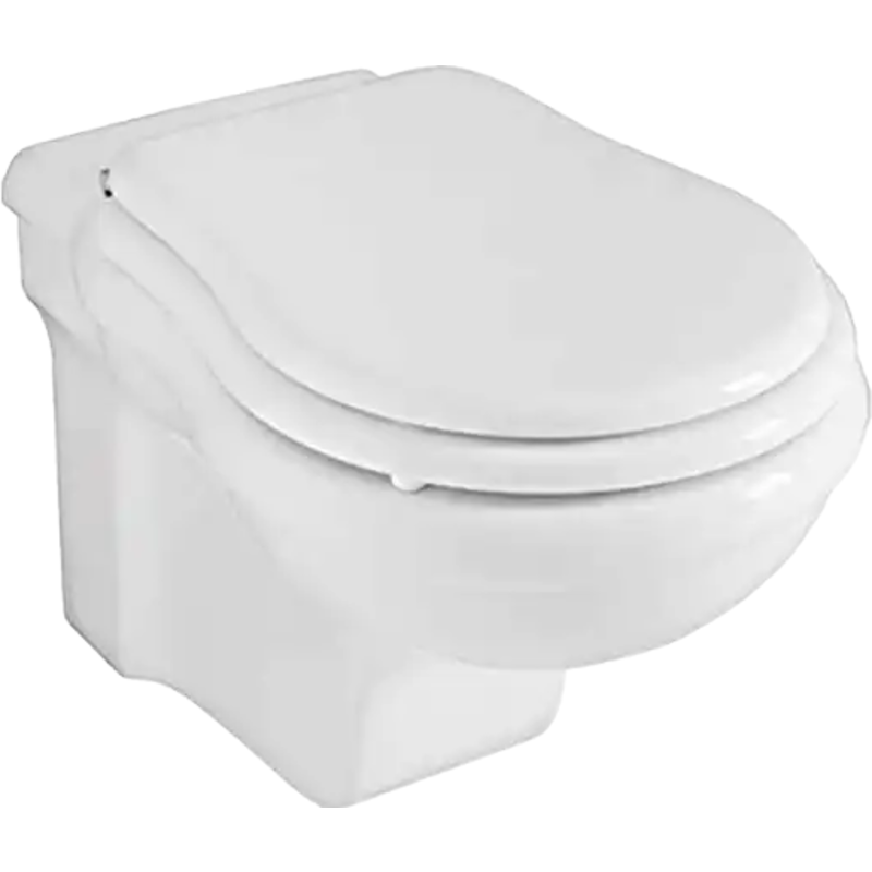Lavabo Contea Retro væghængt toilet, hvid