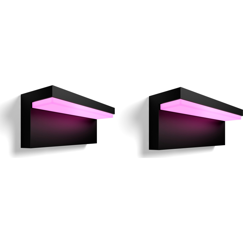 Philips Hue Nyro udendørs væglamper, 2-pak