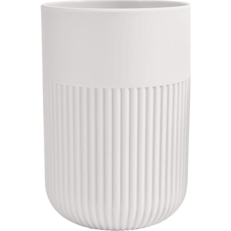 Spirella Gino tandborstmugg, matt vit