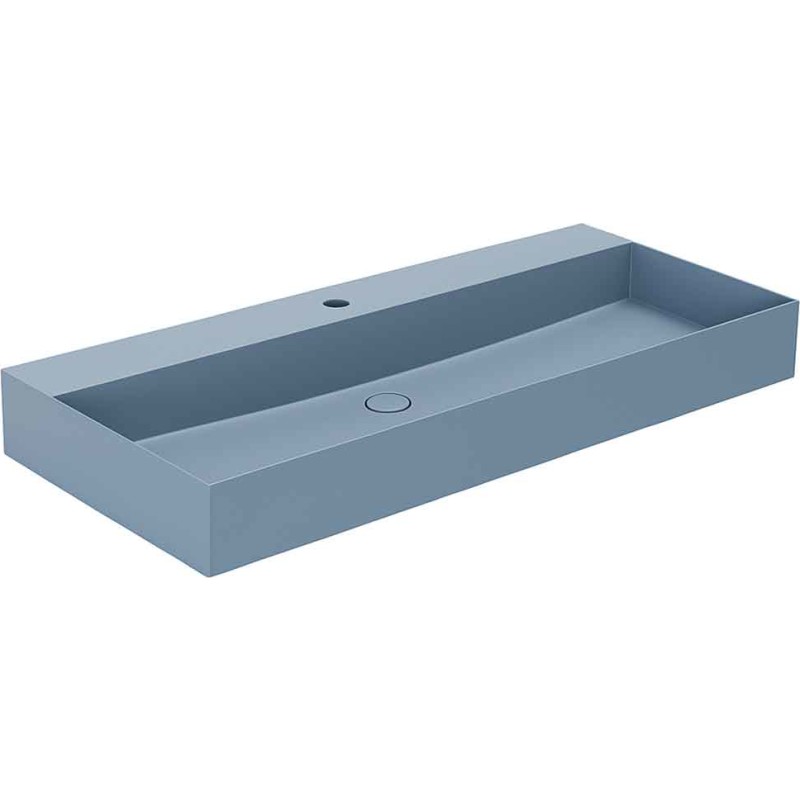 Lavabo Elegance SQ 102 håndvask, 102x40 cm, mat blå
