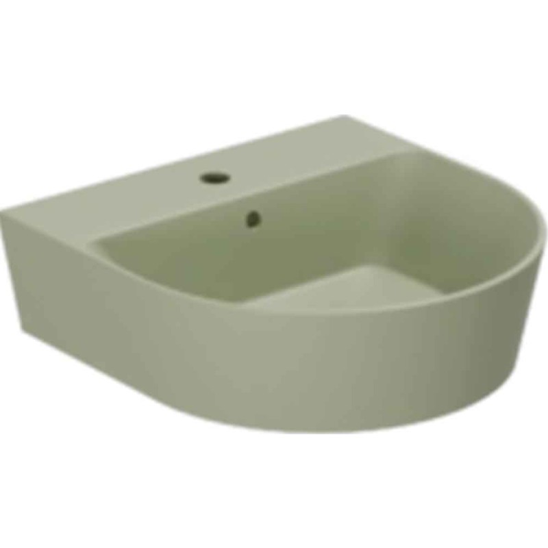 Lavabo Forma 50 håndvask, 50x50 cm, mat grøn