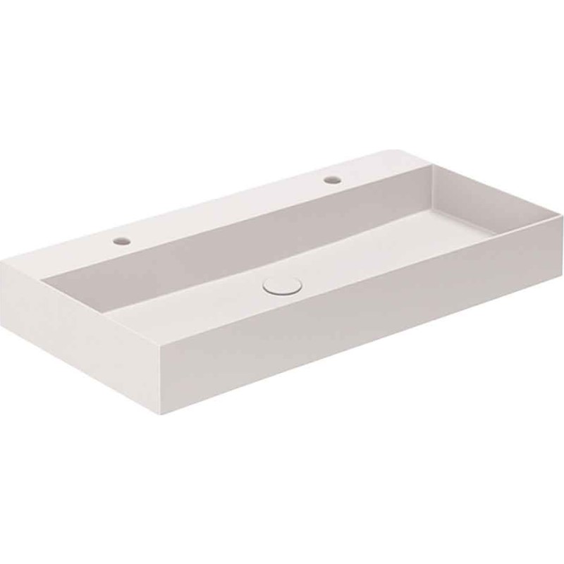 Lavabo Elegance SQ 102 håndvask, 102x40 cm, mat grå