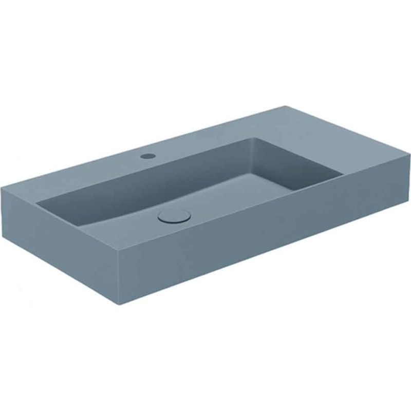 Lavabo Elegance SQ 102 R tvättställ, 102x40 cm, matt blå