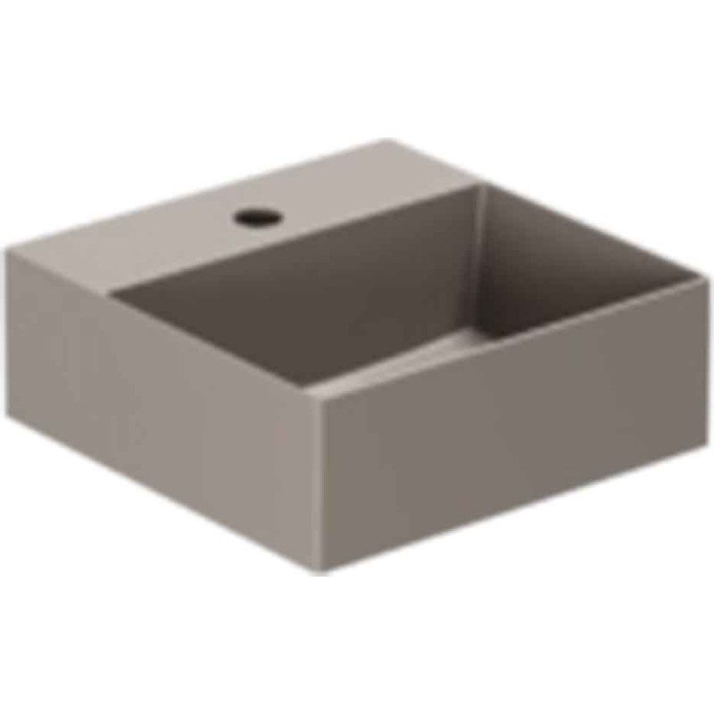 Lavabo Elegance SQ 35 tvättställ, 35x35 cm, matt brun