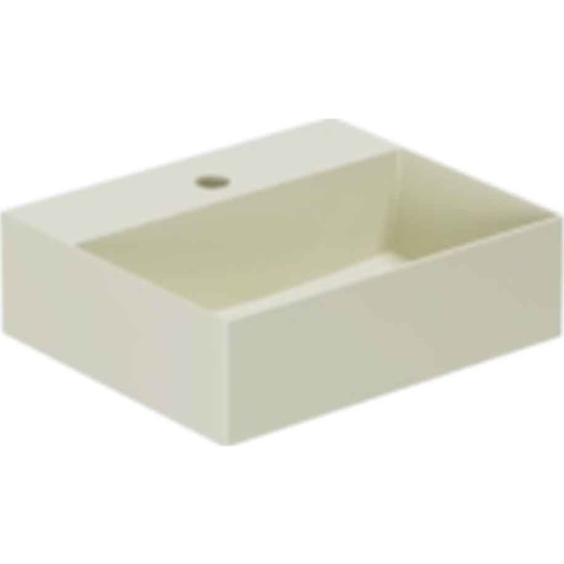 Lavabo Elegance SQ 42 håndvask, 42x35 cm, mat beige