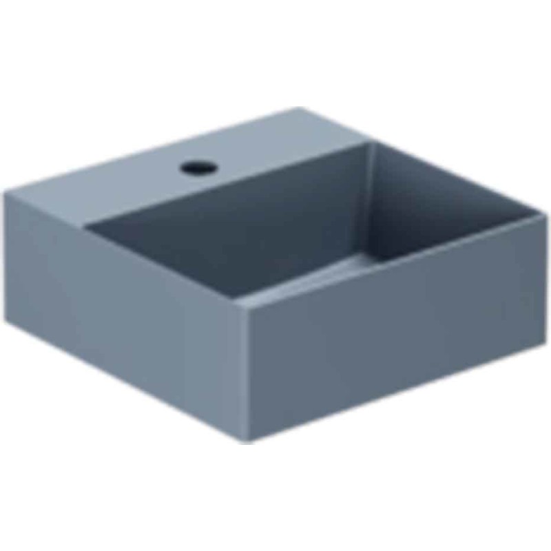 Lavabo Elegance SQ 35 tvättställ, 35x35 cm, matt blå
