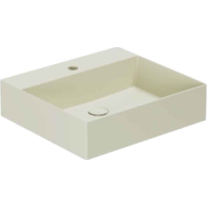 Lavabo Elegance SQ 50 tvättställ, 50x45 cm, matt beige