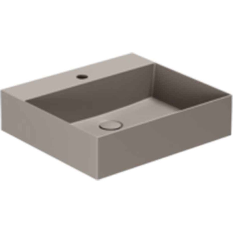Lavabo Elegance SQ 50 tvättställ, 50x45 cm, matt brun
