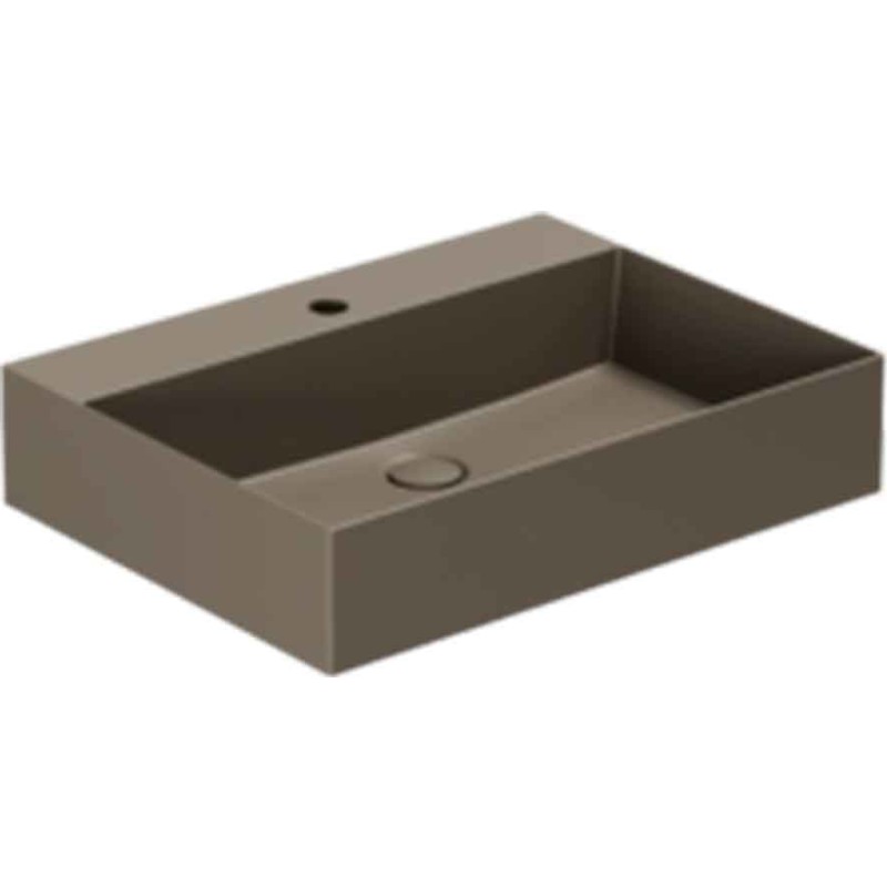 Lavabo Elegance SQ 60 håndvask, 60x45 cm, mat brun