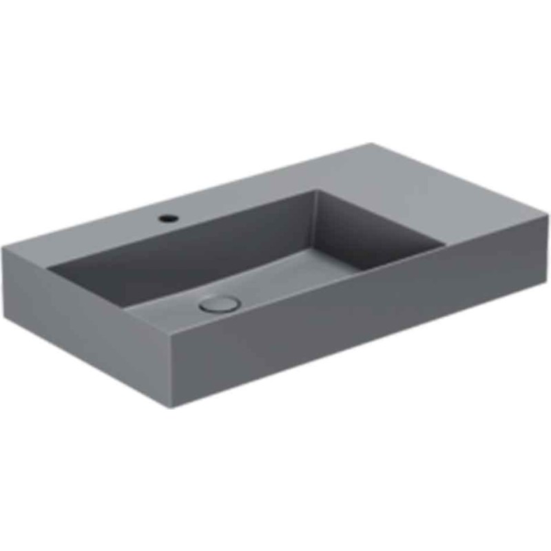 Lavabo Elegance SQ 81 R tvättställ, 81x46 cm, matt antracit