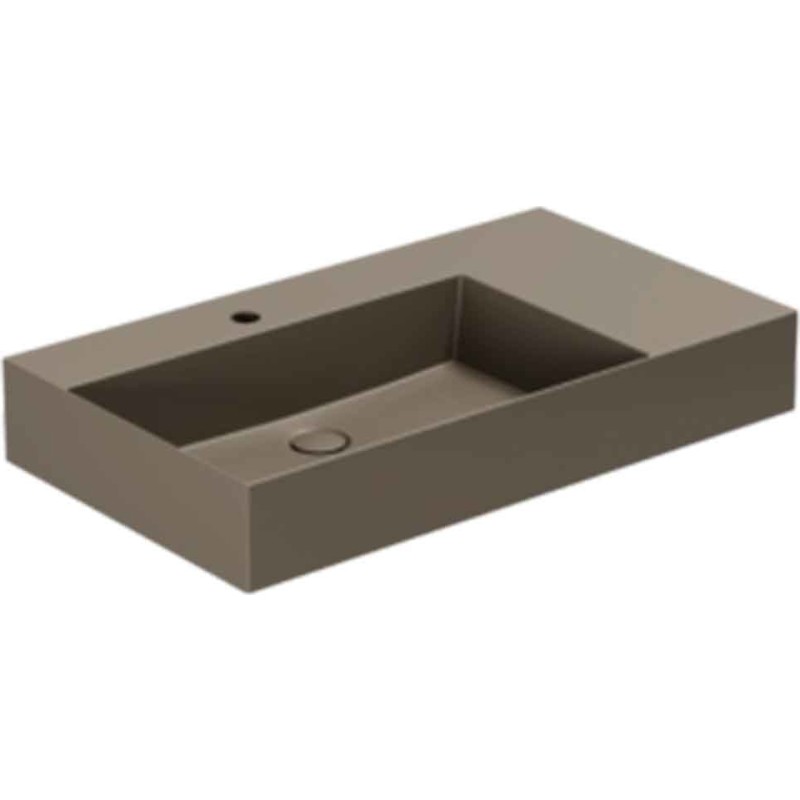 Lavabo Elegance SQ 81 R tvättställ, 81x46 cm, matt brun