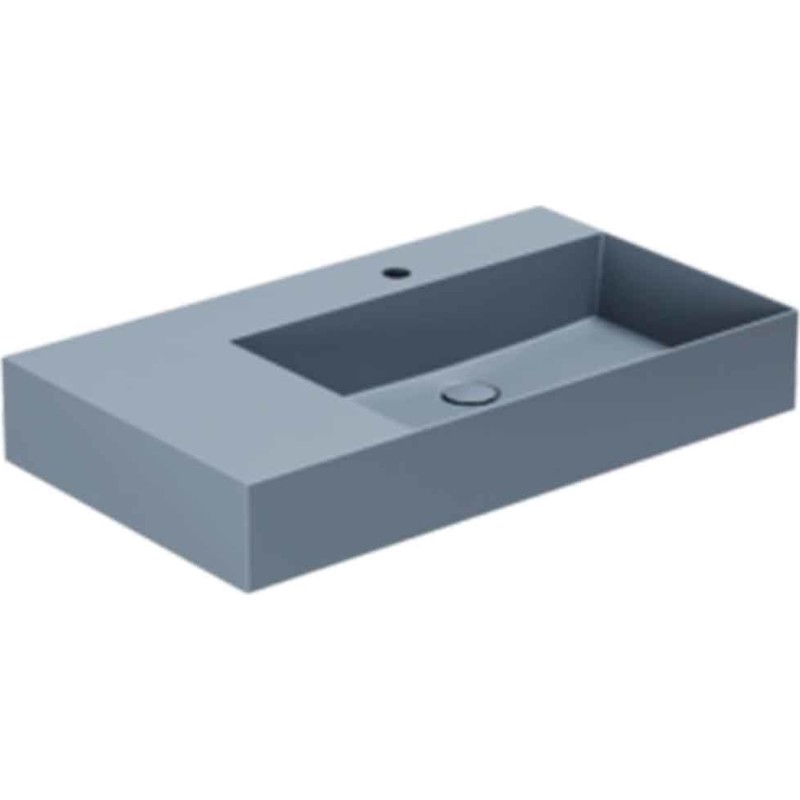 Lavabo Elegance SQ 81 R tvättställ, 81x46 cm, matt blå