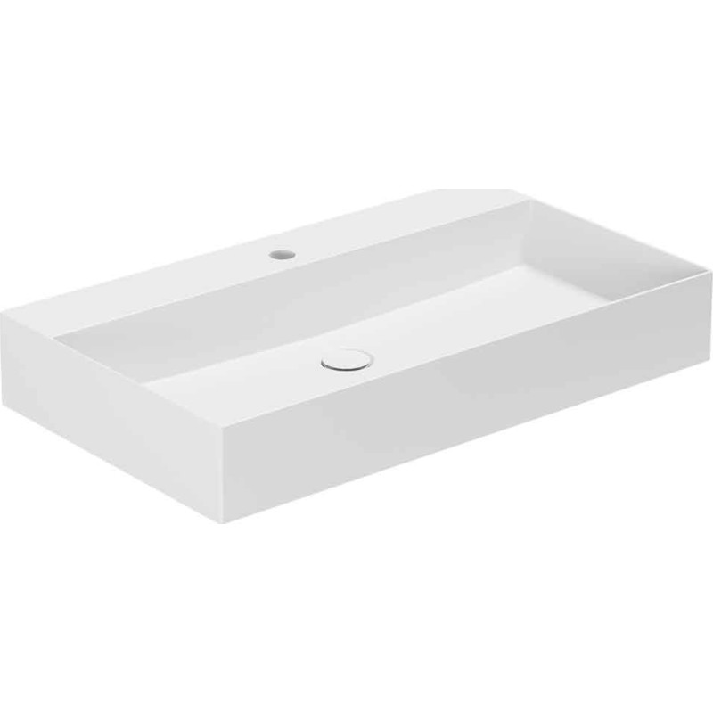 Lavabo Elegance SQ 81 tvättställ, 81x40 cm, matt vit
