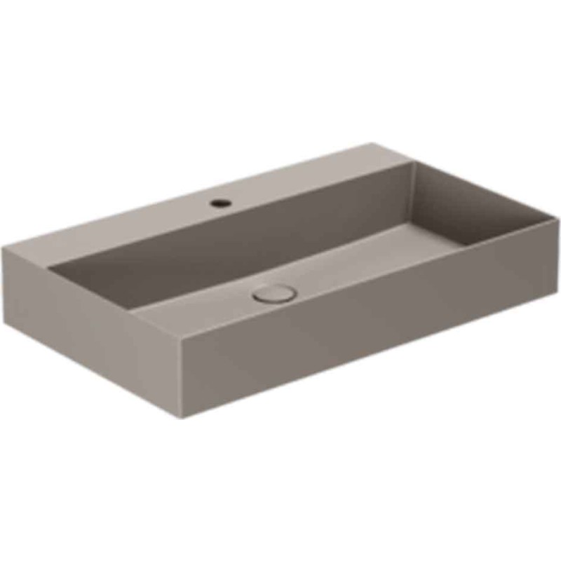 Lavabo Elegance SQ 75 tvättställ, 75x45 cm, matt brun