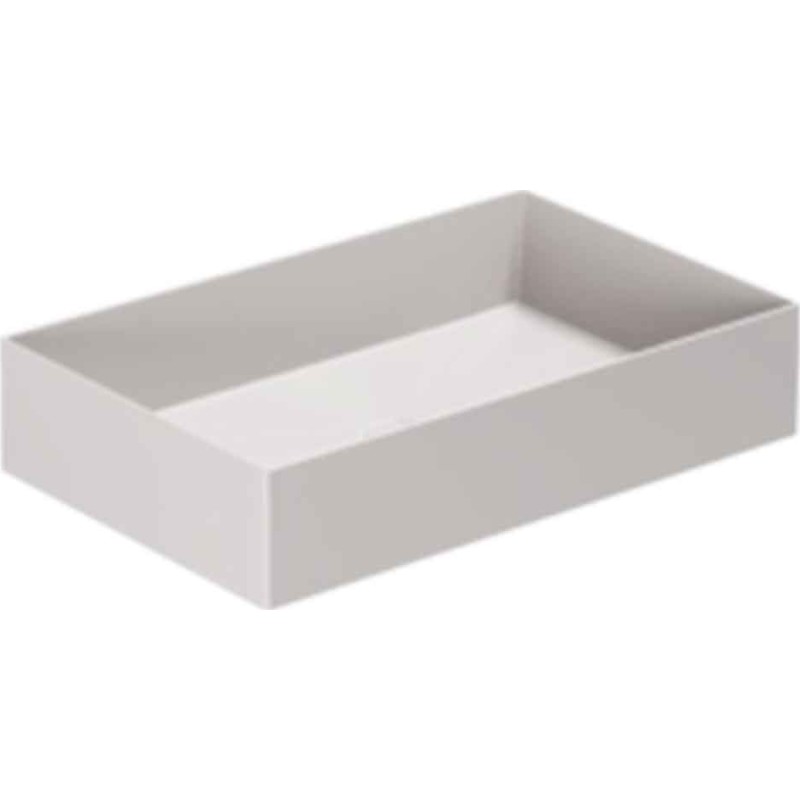 Lavabo Elegance SQ 60 håndvask, 60x38 cm, mat grå
